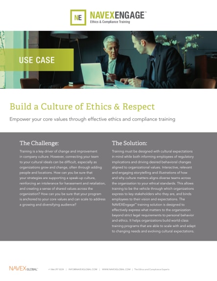 Image for NAVEXEngage Use Case - Build a Culture of Ethics & Respect.pdf
