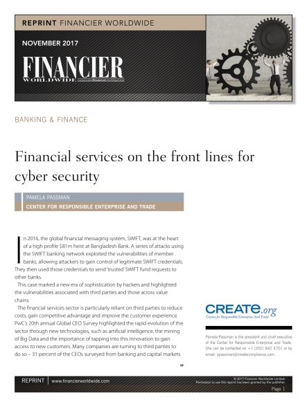 Image for Financial Services on the Frontline of Cyber Security.pdf