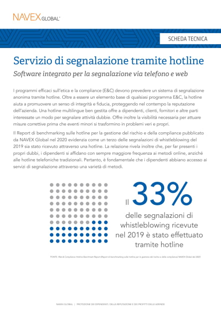 Servizio di segnalazione tramite hotline Software integrato per la segnalazione via telefono e web.pdf