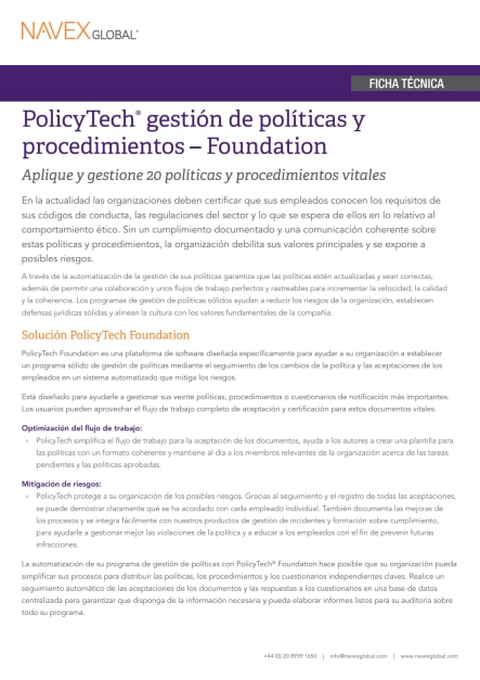 Image for PolicyTech® gestión de políticas y procedimientos – Foundation.pdf