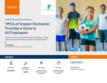 Image for YMCA of Delaware Puts its Principles to Practice with EthicsPoint