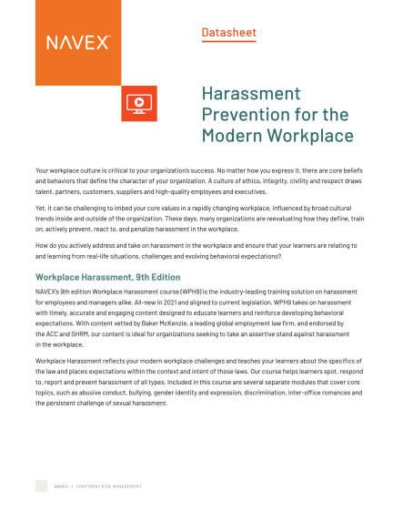 Image for wph9-harassment-prevention-training-datasheet-2022.pdf