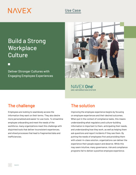 Learn how to build a strong workplace