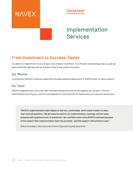 Implementing solutions - Documentation