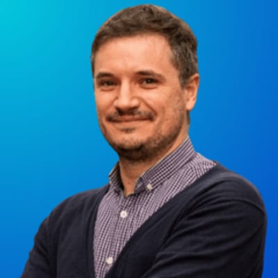 Alexandre Bougherara on a blue NAVEX background