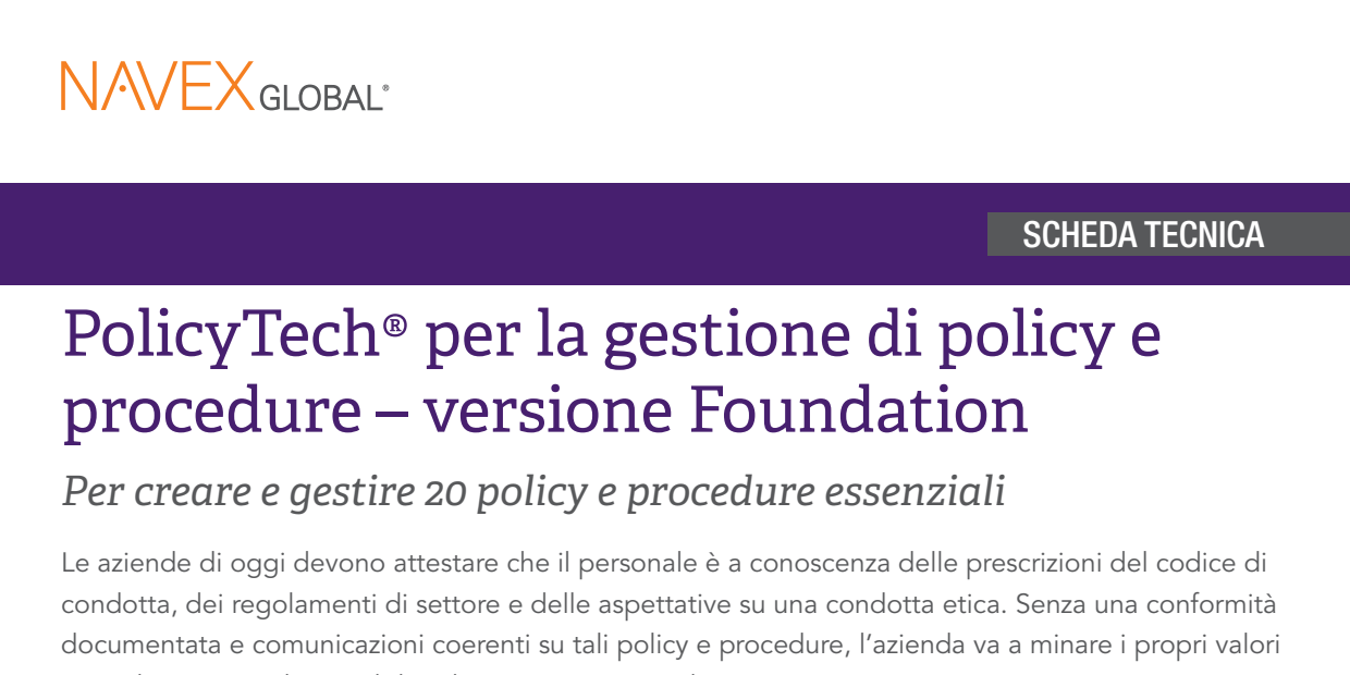 PolicyTech® per la gestione di policy e procedure – versione Foundation.pdf