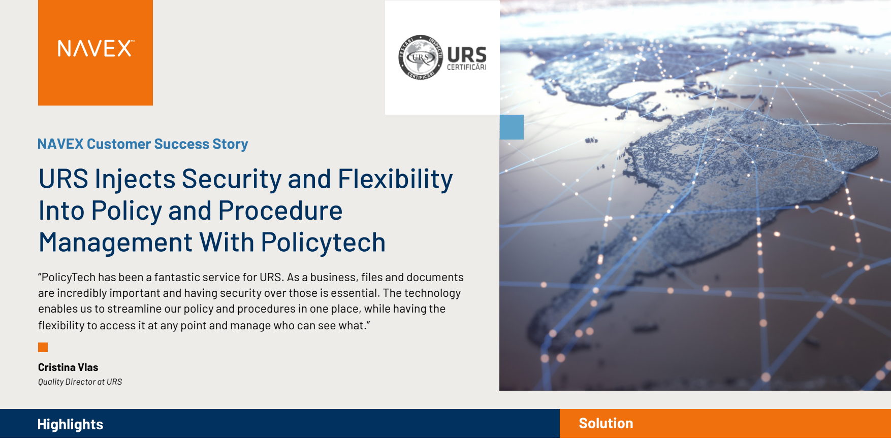 URS Injects Security and Flexibility Into Policy and Procedure Management With PolicyTech