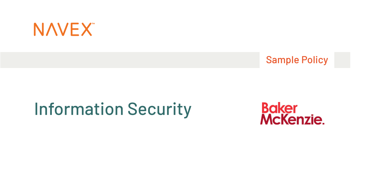 Information Security Policy Sample Template