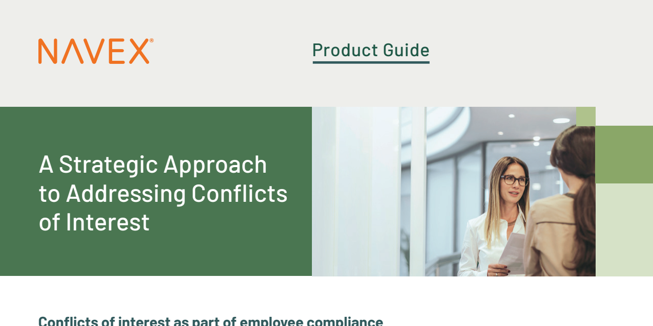 A Strategic Approach to Addressing Conflicts of Interest