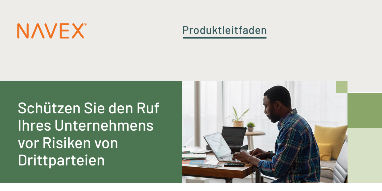 Schützen Sie den Ruf Ihres Unternehmens vor Risiken durch Drittparteien – Produktleitfaden für RiskRate