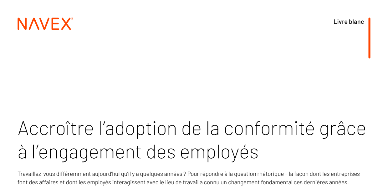 Accroître l'adoption de la conformité grâce à des expériences engageantes pour les employés