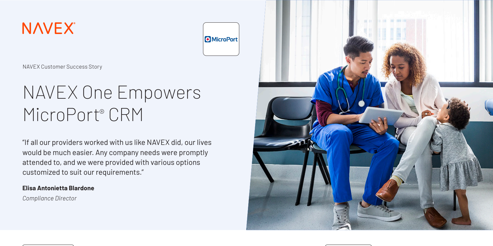 NAVEX One Empowers MicroPort® CRM Customer Story