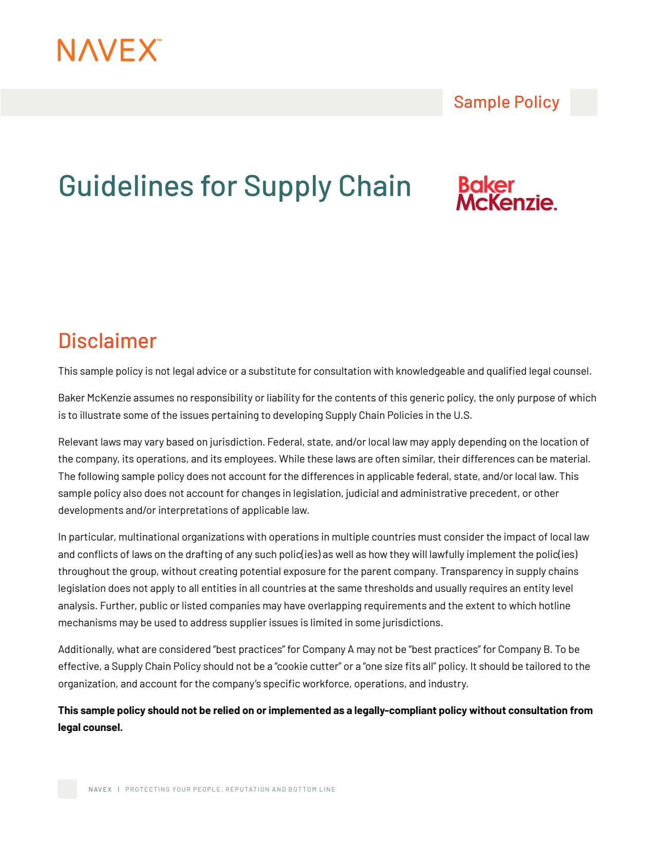 teaser for sample supply chain policy 