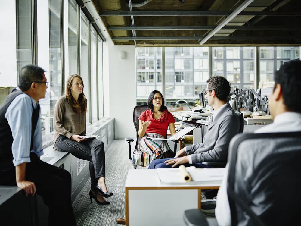 Team office meeting