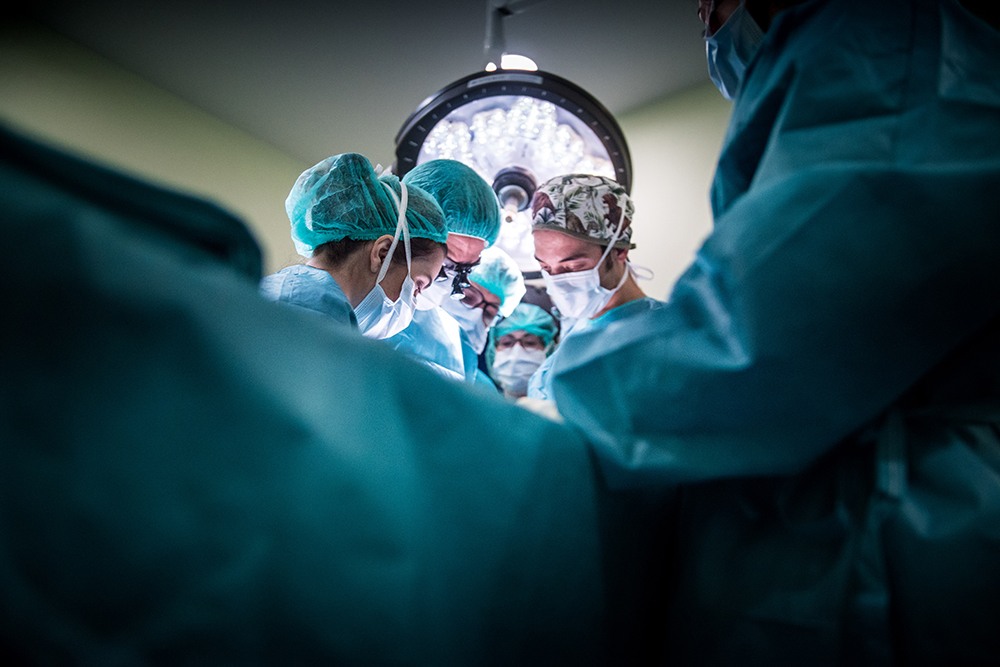  a perspective on a surgical procedure (not gory) 