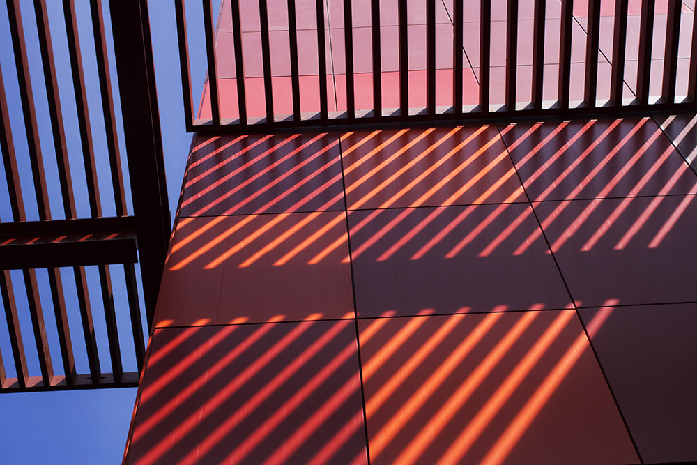 abstract upshot of fire escape