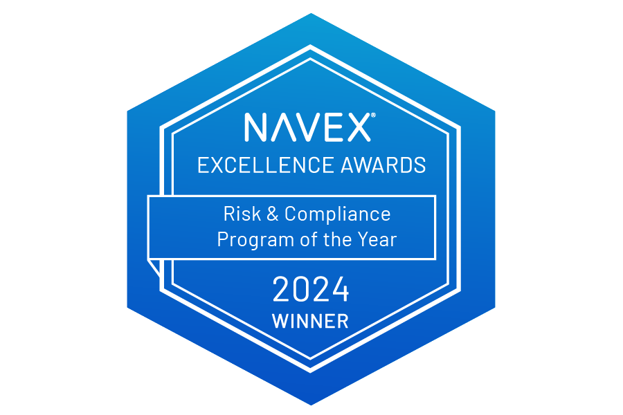 Risk & Compliance Program of the Year awards badge 2024