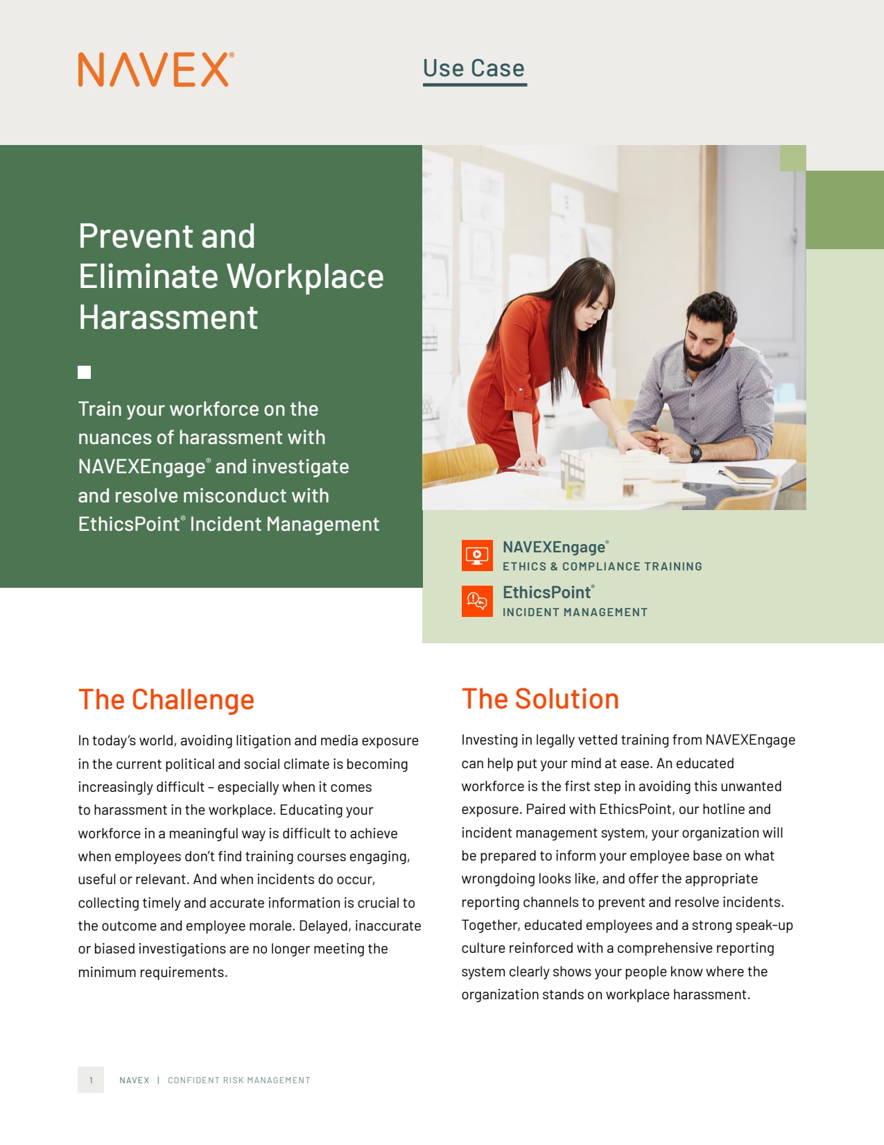 Prevent and eliminate workplace harassment