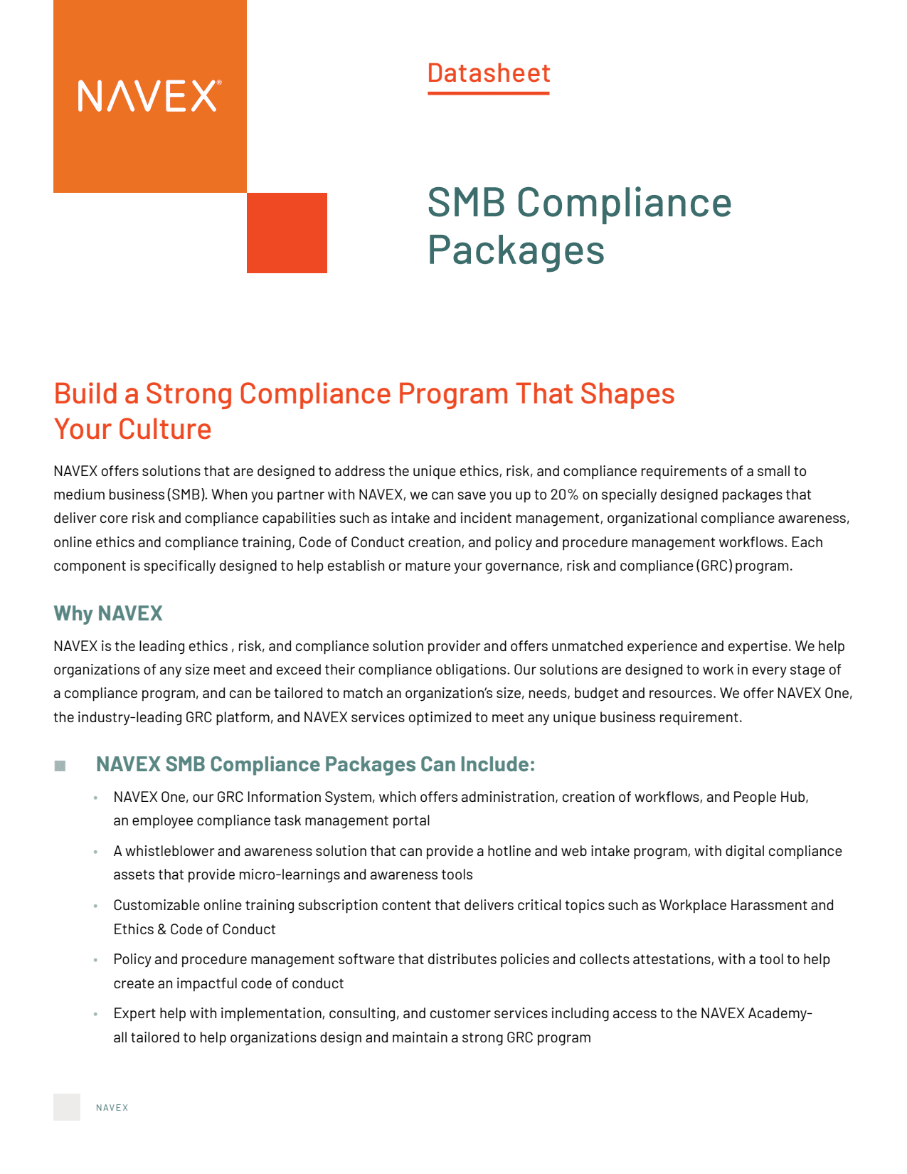Uncover all your SMB compliance needs in one bundle