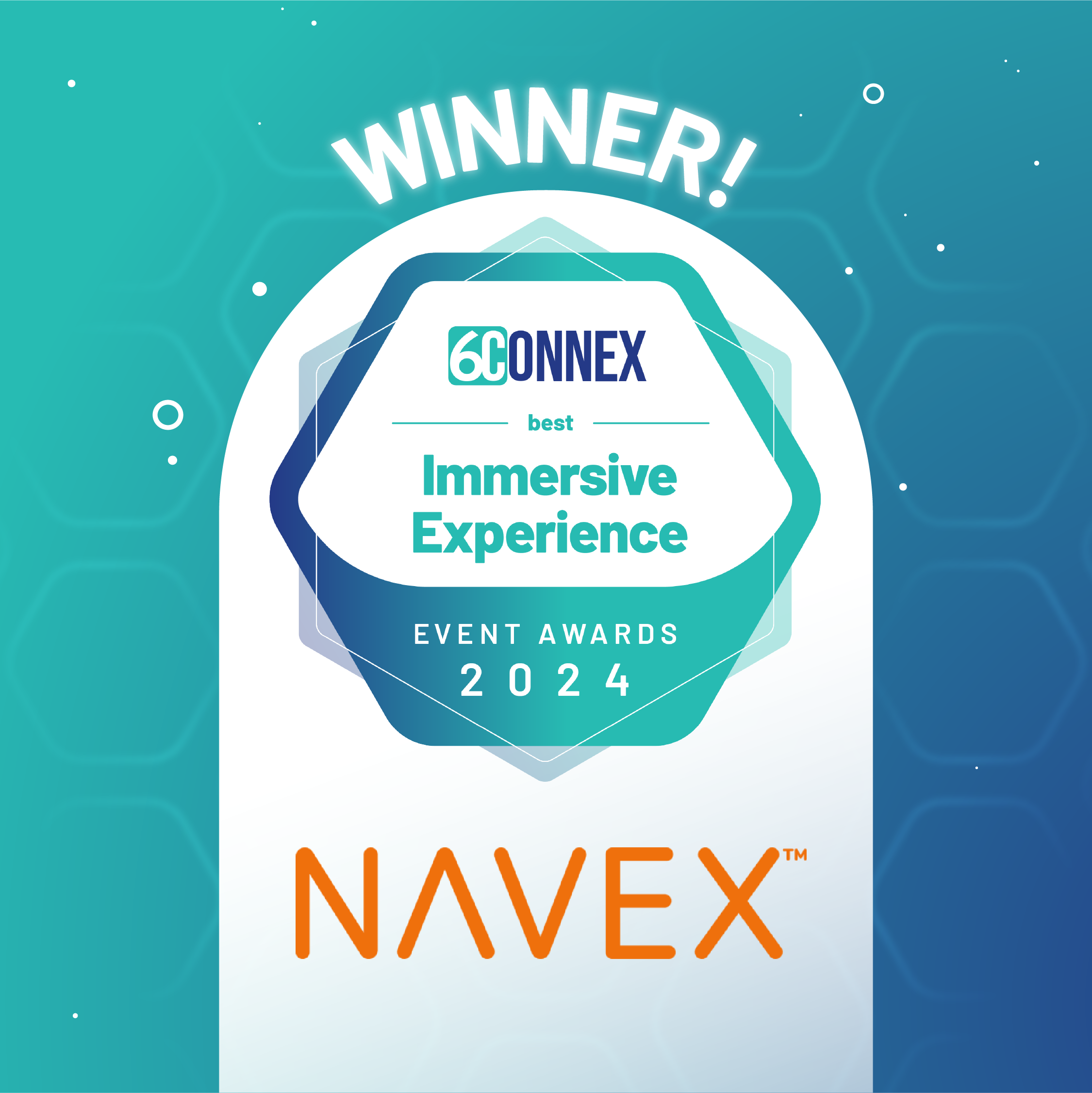 6Connex Best Immersive Experience 2024 award
