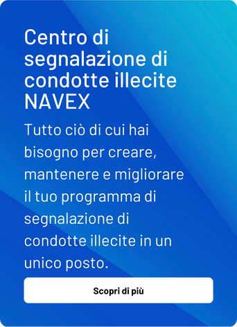 Centro di segnalazione di condotte illecite NAVEX