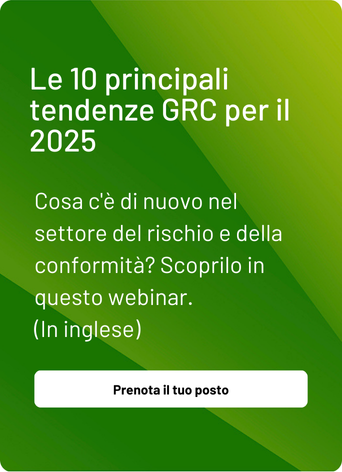 Le 10 principali tendenze GRC del 2025