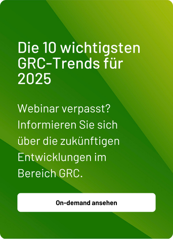 Top 10 GRC-Trends für 2025