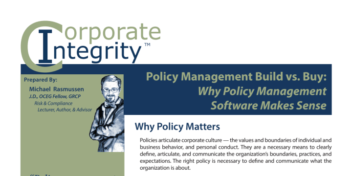 Building vs Buying Policy Management Software
