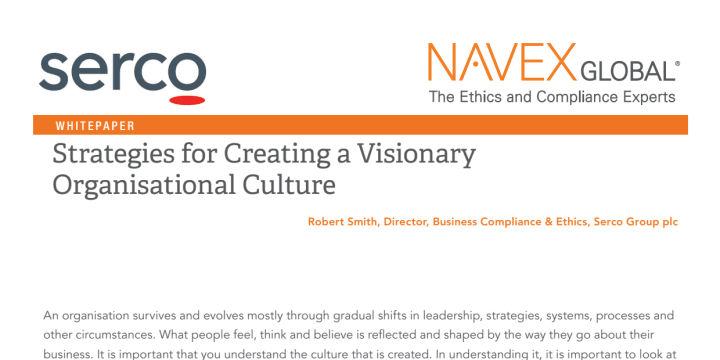 Strategies for Creating a Visionary Organisational Culture White Paper