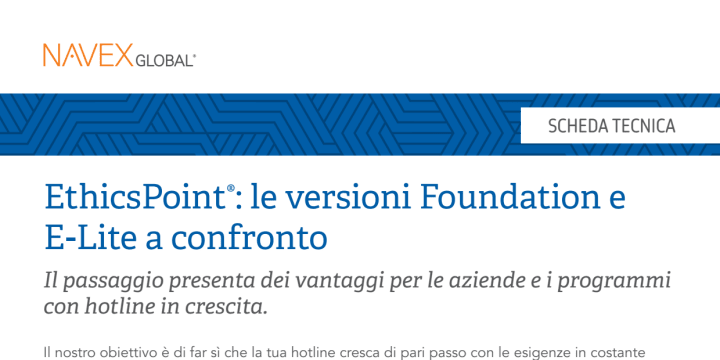 EthicsPoint® le versioni Foundation e E-Lite a confronto.pdf