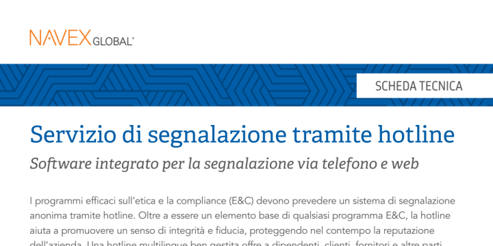 Servizio di segnalazione tramite hotline Software integrato per la segnalazione via telefono e web.pdf