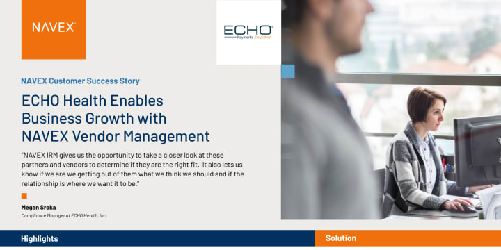 ECHO Health Enables Business Growth with NAVEX Vendor Management