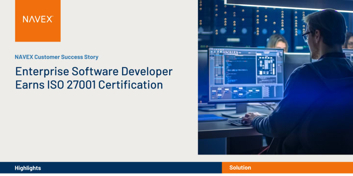 Enterprise Software Developer Earns ISO 27001 Certification