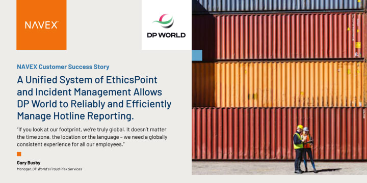NAVEX Customer Success Story: DP World