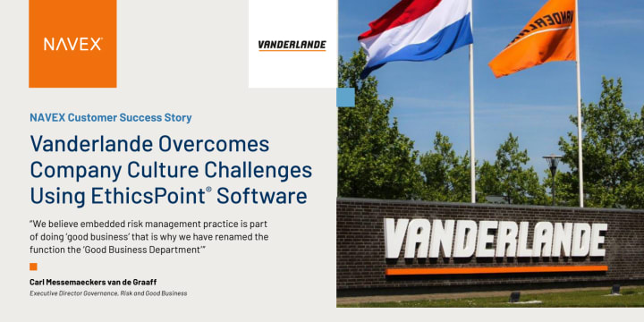 Vanderlande Overcomes Company Culture Challenges Using EthicsPoint®  Software