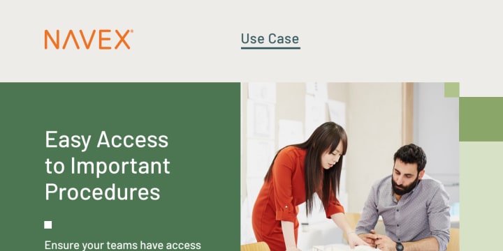 PolicyTech Use Case - Easy Access to Important Procedures