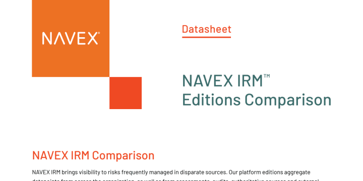 NAVEX IRM Editions Comparison