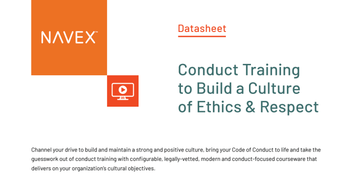 Conduct Training to Build a Culture of Ethics & Respect