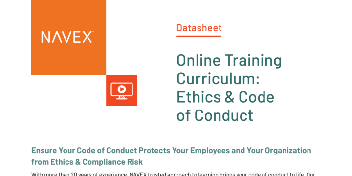 Online Training Curriculum: Ethics & Code of Conduct
