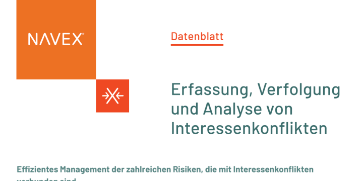 Erfassung, Verfolgung und Analyse von Interessenkonflikten