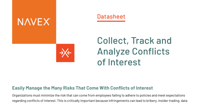 Collect, Track & Analyze Conflicts of Interest