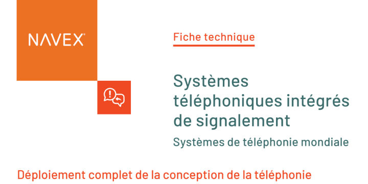 Systèmes téléphoniques intégrés de signalement