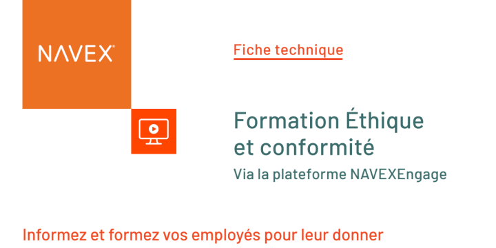 Fiche technique de la formation en ligne Éthique et conformité