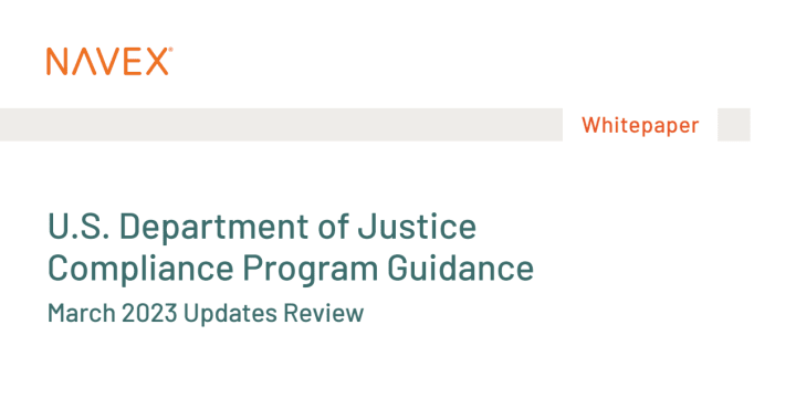 U.S. Department of Justice Compliance Program Guidance: March 2023 Updates Review