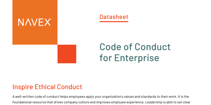 Code of Conduct for Enterprise Overview