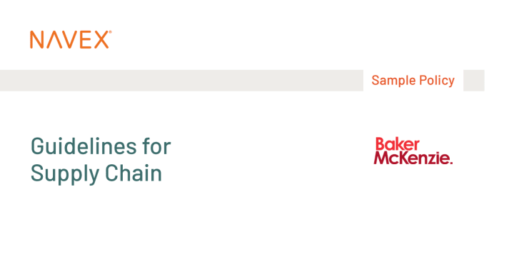 Guidelines for Supply Chain