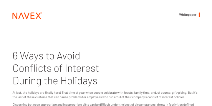 6 Ways to Avoid Conflicts of Interest During the Holidays 